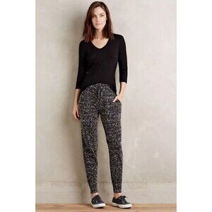 Anthro Marled Knit Joggers Sz Small